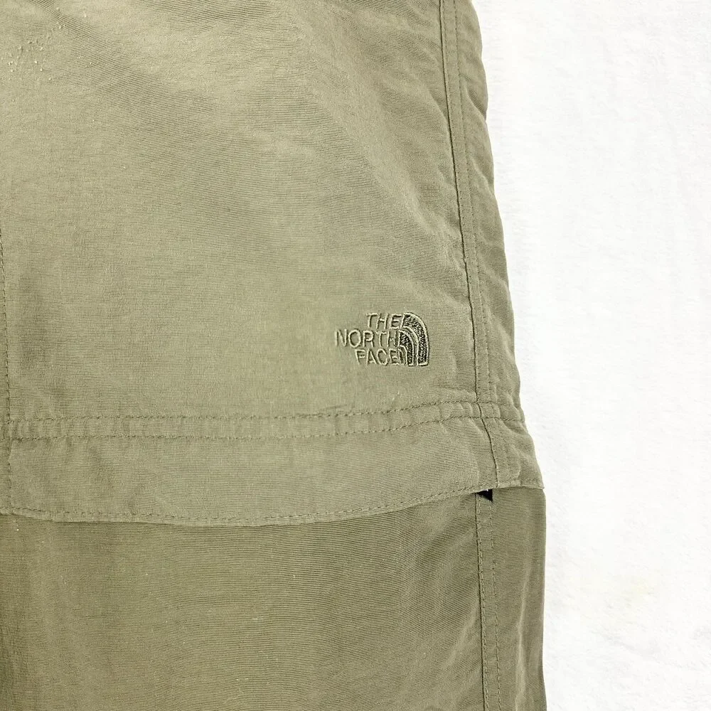 The North Face Men's Convertible Cargo Pants Size XL Green Hiking Outdoor